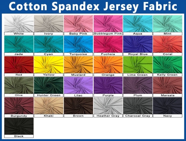 Cotton Spandex Jersey Fabric